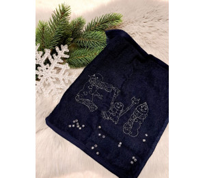 Stickdatei - Schneemann Alphabet Buchstabe U